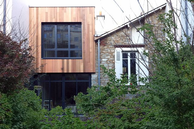 GUIOMARD - Extension moderne d'une maison individuelle à Rennes par ANA Architecte