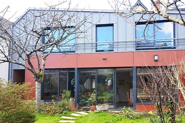 GUERIN - Extension moderne d'une maison individuelle à Rennes par ANA Architecte